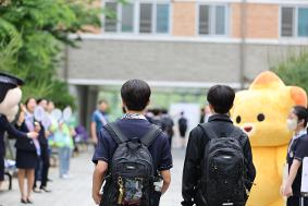 등교맞이 학교폭력예방 캠페인- 학부모회  